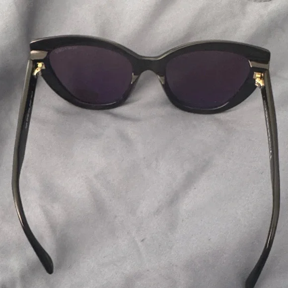 Tom Ford Glossy Black Cat-Eye Sunglasses - Picture 2 of 5